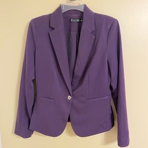 New York & Company purple stretch suit blazer.  Size 4